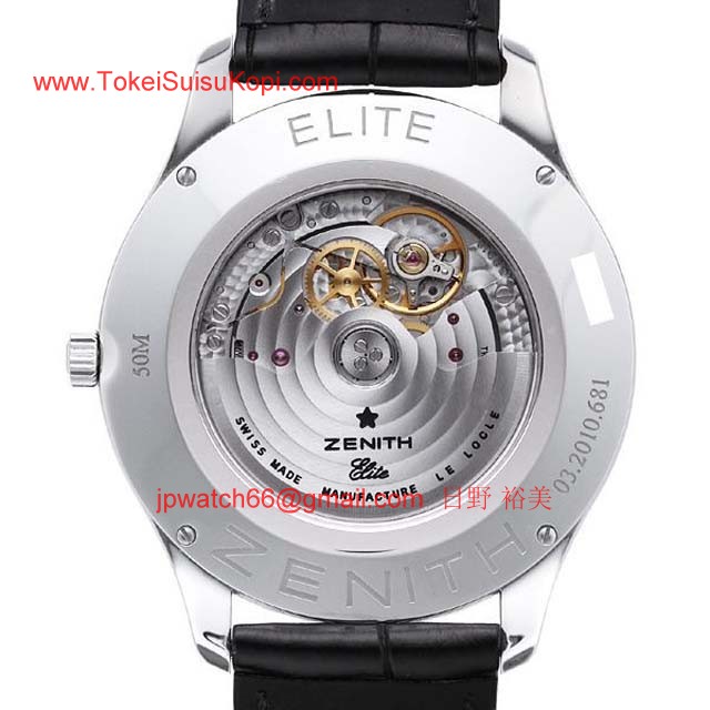 スーパーコピー Zenithゼニス 時計 クラス エリート オートマティック 03.2010.681/01.C493