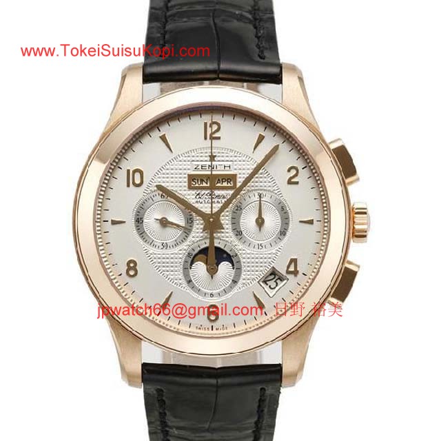 ゼニス 腕時計コピー人気ブランド　クラス ムーンフェイズ18.0510.4100/02.C492.GB_(