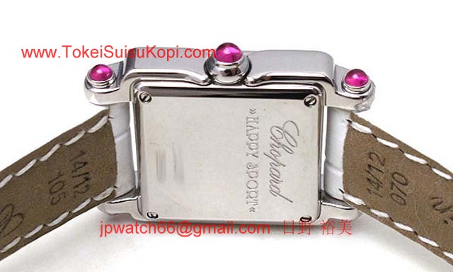 (CHOPARD)ショパール 時計 コピー ハッピースポーツスクエアミニ 27/8892-3019