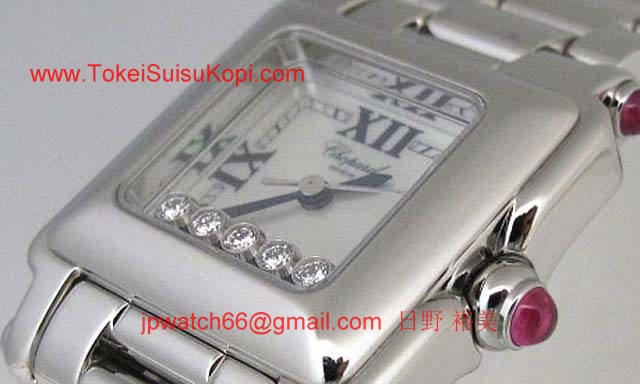 (CHOPARD)ショパール 時計 コピー ハッピースポーツスクエアミニ 27/8893-3023