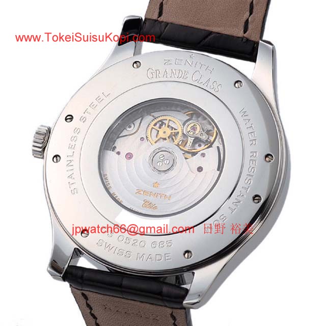 ゼニス 腕時計コピー人気ブランド　グランドクラス リザーブドマルシェ03.0520.685/01.C492品名 グランドクラス リザーブドマルシェ　GRANDCLASS ELITE RESERVE DE MARCHE