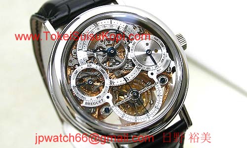 ブレゲ時計コピー店舗 トゥールビヨン パーペチュアルカレンダー レトログレイド 3755PR/1E/9V6