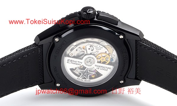 人気ゼニス腕時計コピー エルプリメロ ストラトス フライバッククロノ アラン テボー 世界限定５００本24.2061.4057/67.C707