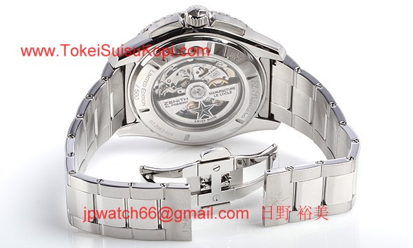 人気ゼニス腕時計コピー エルプリメロ ストラトス フライバッククロノブラッシュフォード 世界限定５００本03.2062.405/07.M2060