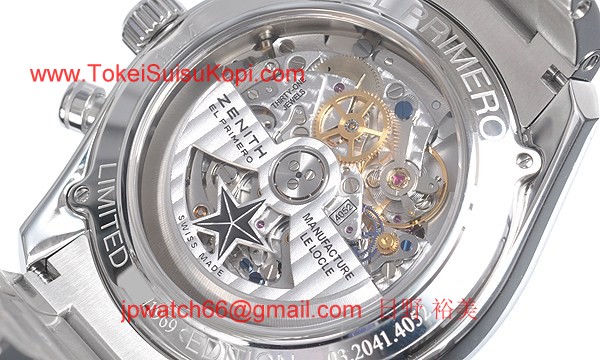 人気ゼニス腕時計コピー エルプリメロ ストライキング 10ｔｈ クロノグラフ 世界限定1969本03.2041.4052/ 69.M2040