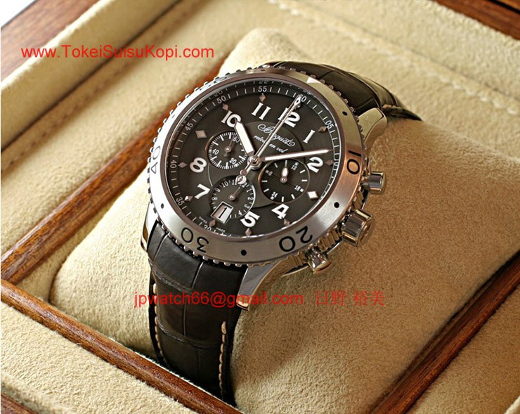 Breguetコピー ブレゲ 時計激安 自動巻 ブラウングレーダイアル ブラウングレーレザー 3810ST/92/9ZU 