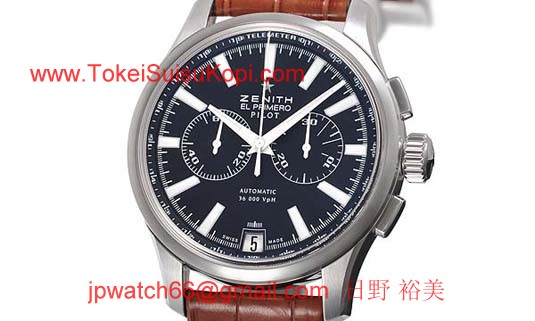 ゼニス偽物時計 エルプリメロ パイロット クロノグラフ 03.2117.4002/ 23.C704