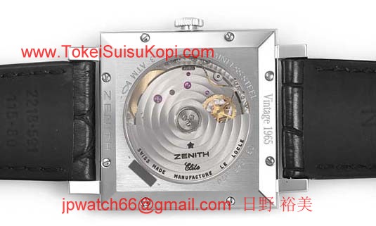 ゼニス偽物時計 ニューヴィンテージ１９６５ 03.1965.670/91.C591